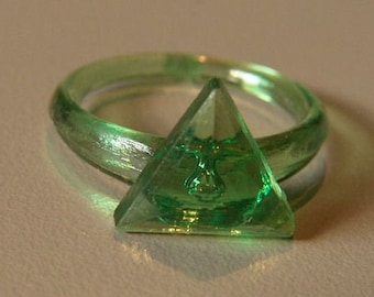 1960-70s Lucky Charm Ring PYRAMID