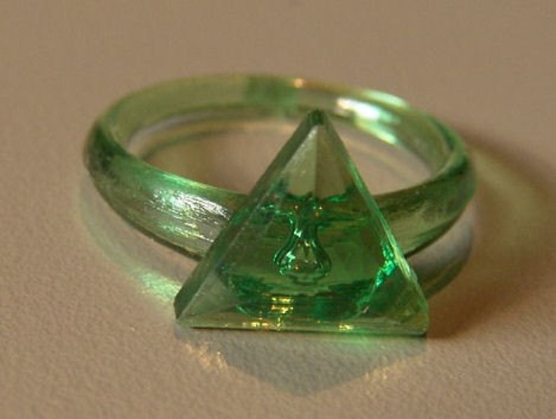 196070s Lucky Charm Ring PYRAMID Etsy