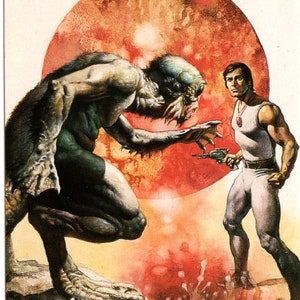 1992 Boris Vallejo Series 2 Art Card 84 The Creature