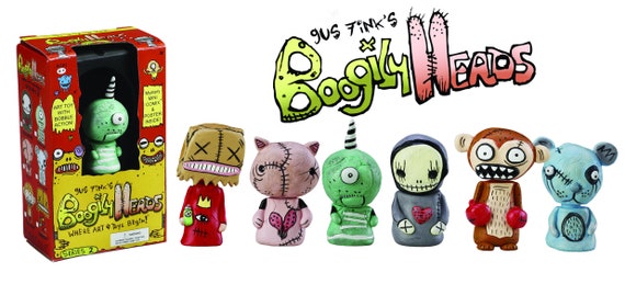 KITIX Gus Finks Series 2 Boogily Head Monster Figures - Etsy