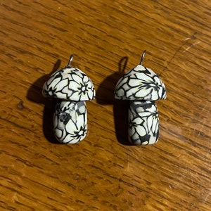 1960s Hippie Fimo Mushroom Pendant From Toy Machine