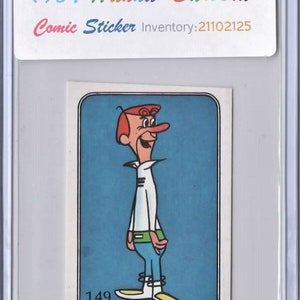 1984 George JETSONS Hanna Barbera Comic Cartoon Sticker