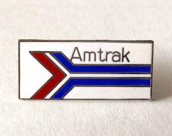 Vintage 1974 Amtrak Arrow Logo Tie Tack Lapel Pin
