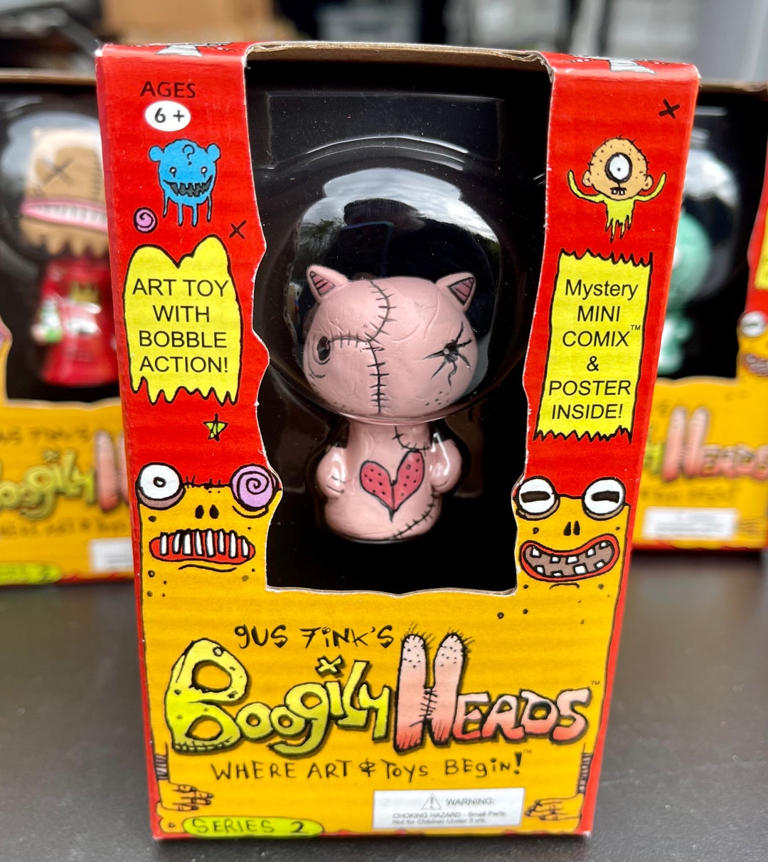 KITIX Gus Finks Series 2 Boogily Head Monster Figures - Etsy
