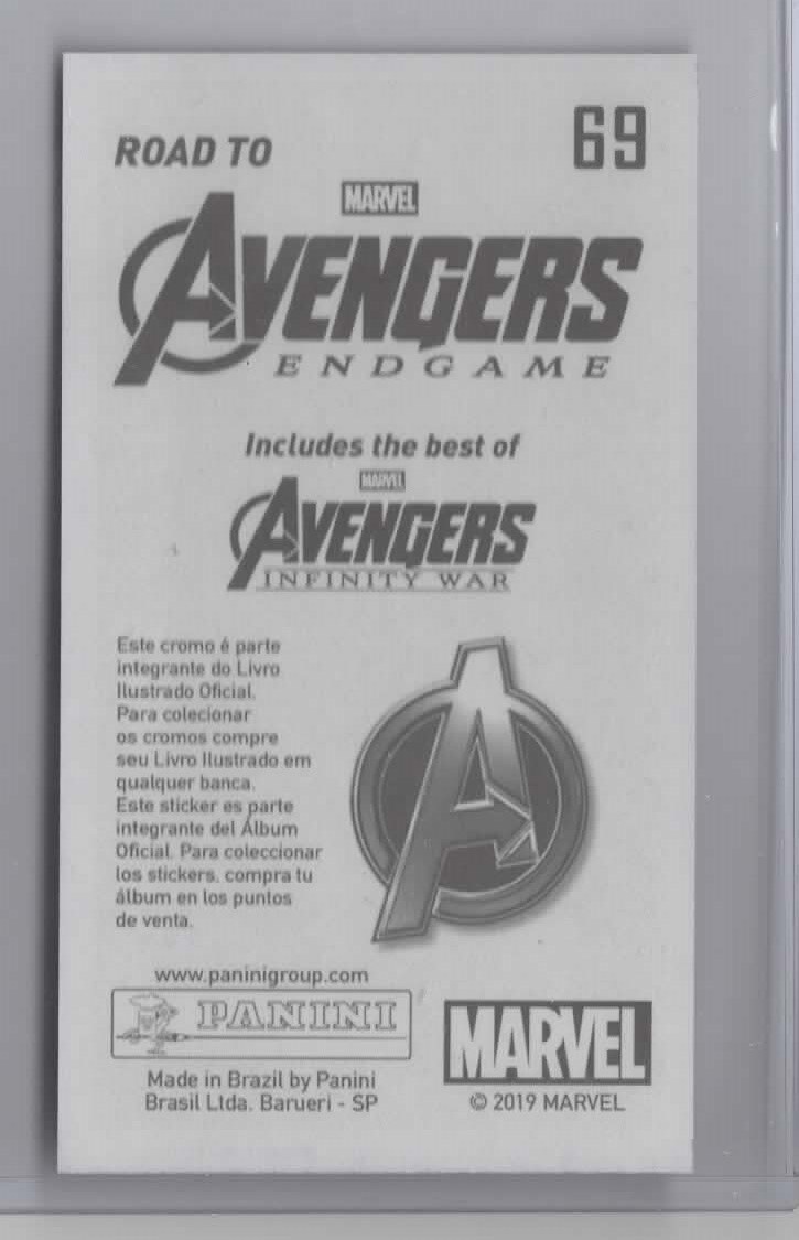 Marvel Avengers Road to Endgame Sticker 7 Panini 