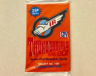 Vintage Thunderbirds Are Go UK Card Pack UNOPENED