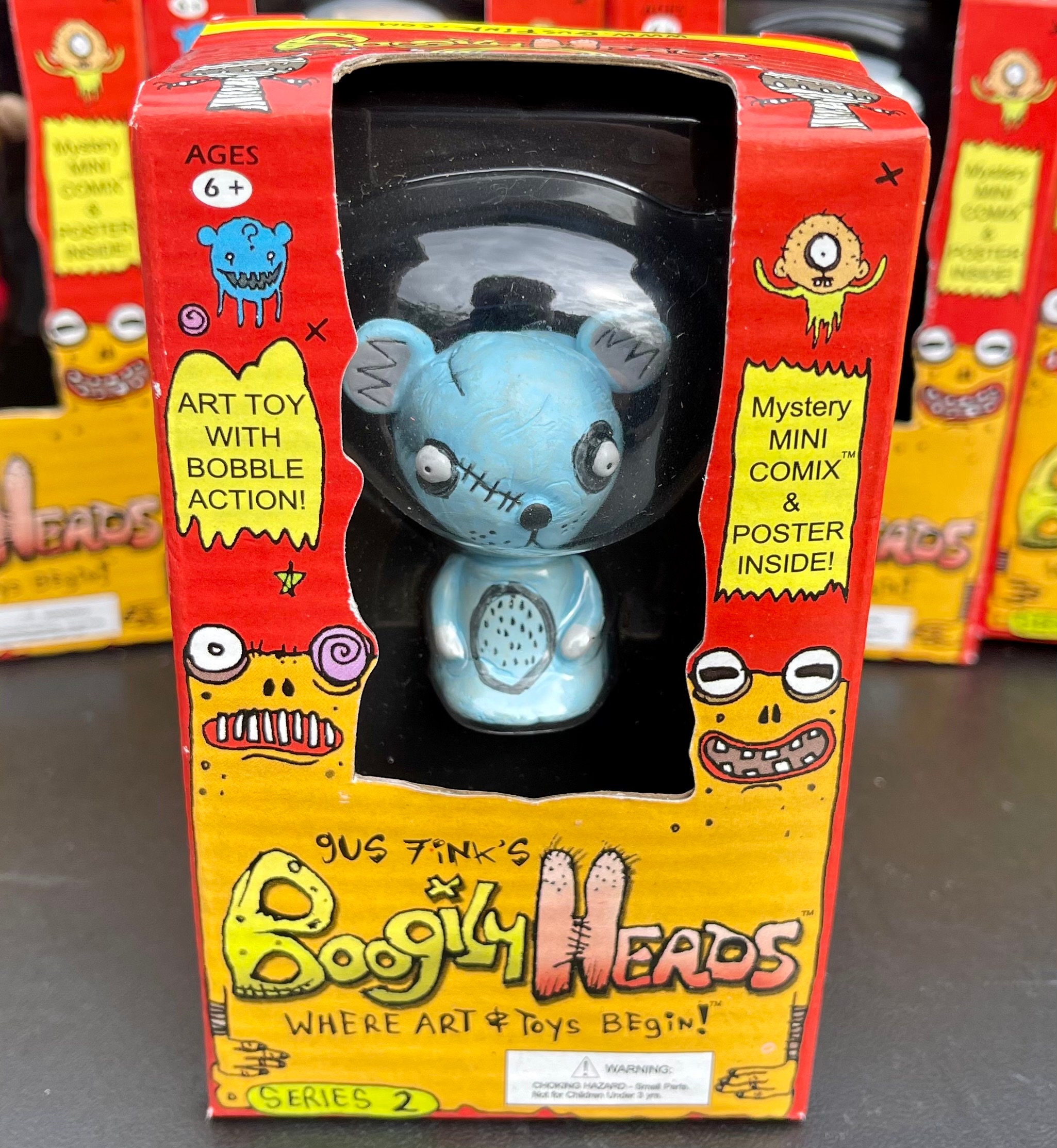 CHEEZOR Gus Finks Series 2 Boogily Head Monster Figures - Etsy