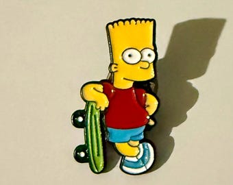 2005 Enamel Hat Pin BART SKATE STANDING