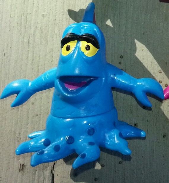 1989 Wendy's Applause BLU-ZOID Alien Mixup Figure in Original
