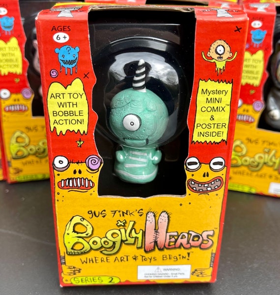 CRICKER Gus Finks Series 2 Boogily Head Monster Figures - Etsy