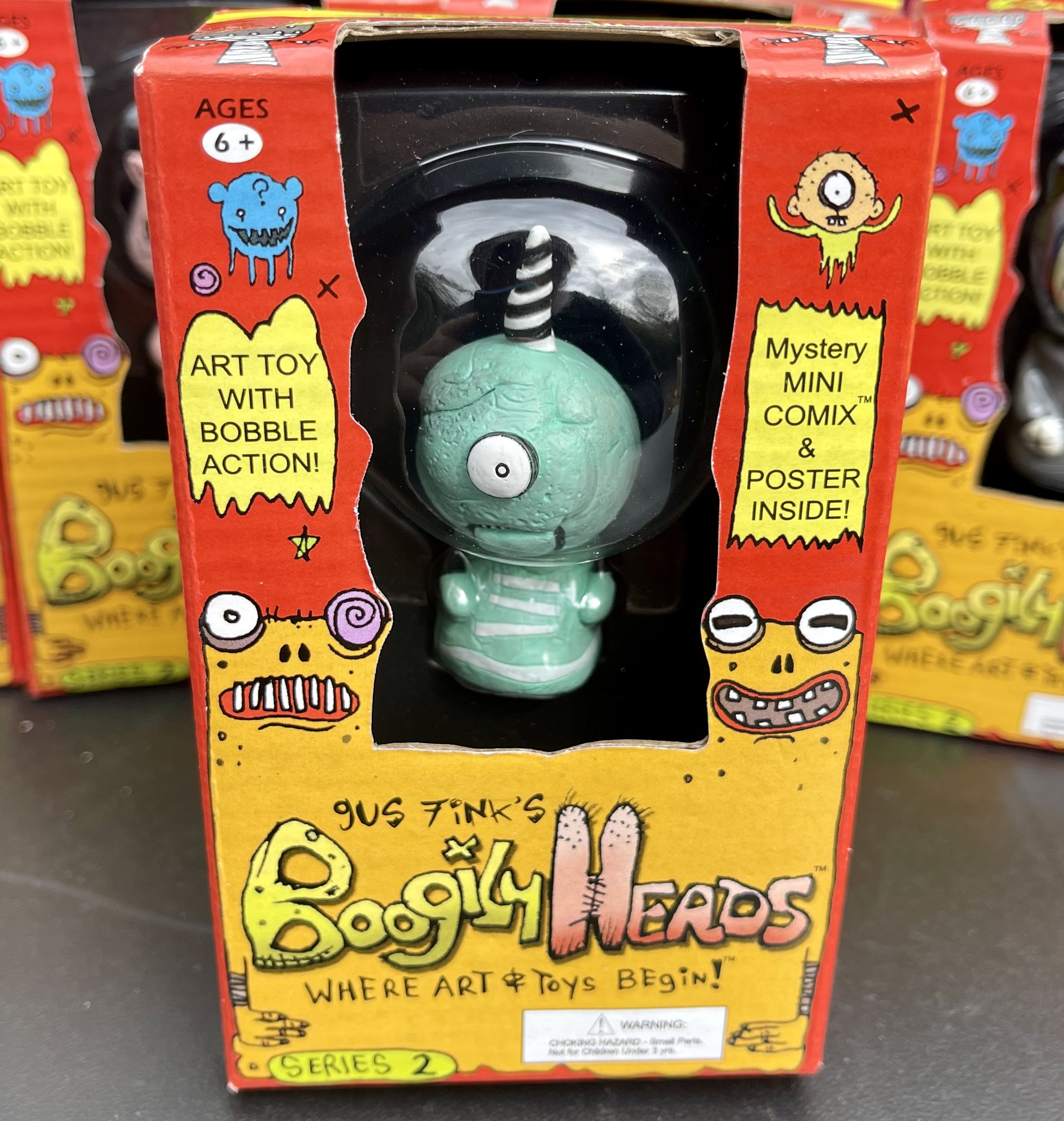 CRICKER Gus Finks Series 2 Boogily Head Monster Figures - Etsy