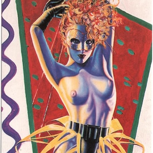1992 Olivia Art Card Comic Images
