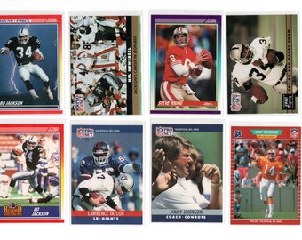 Large 64 NFL Football Sports Cards Collection 3524