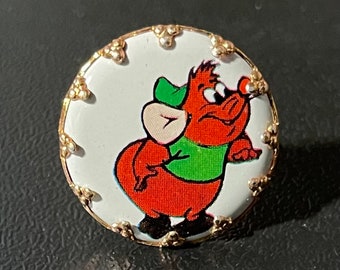 1970s Disney GUS GUS Cartoon Ring Vintage and Adjustable