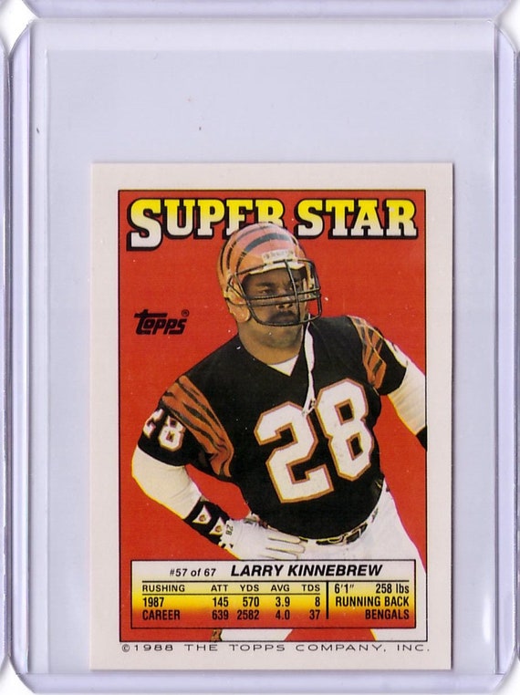 1988 Topps Football Super Star Sticker BO JACKSON RC - Etsy