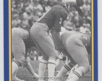 1990 Notre Dame JOE MONTANA College Card No 170 Hall of Fame Quarterback