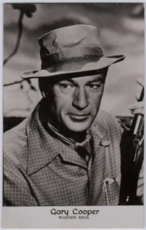 1930s Gary Cooper Actor Promotional Card - Etsy
