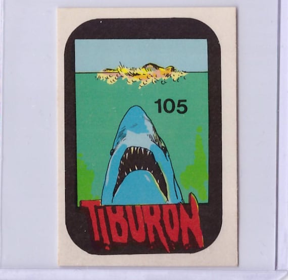 Very RARE JAWS 1984 Video Movies Series Sticker