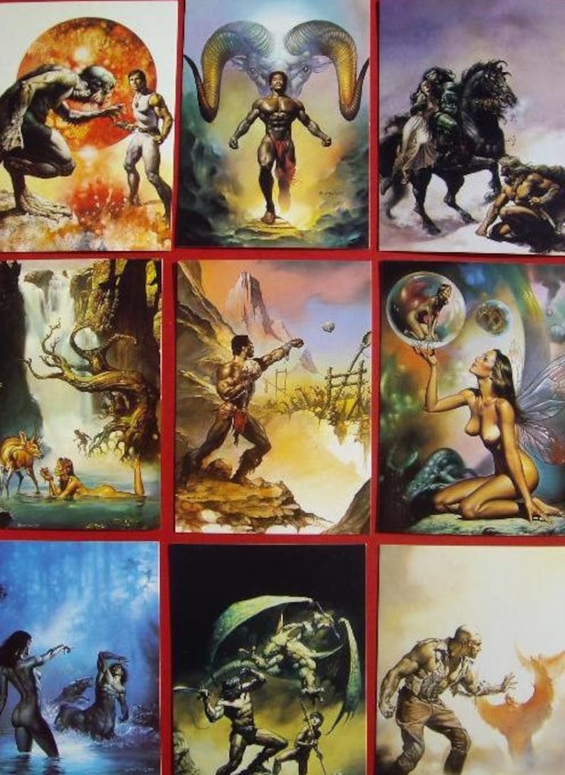 Hyborian Gates CCG Booster Box Hyborian Gates CCG Booster Pack Box   Unopened, Limited Edition With Boris Vallejo Art Trading Cards
