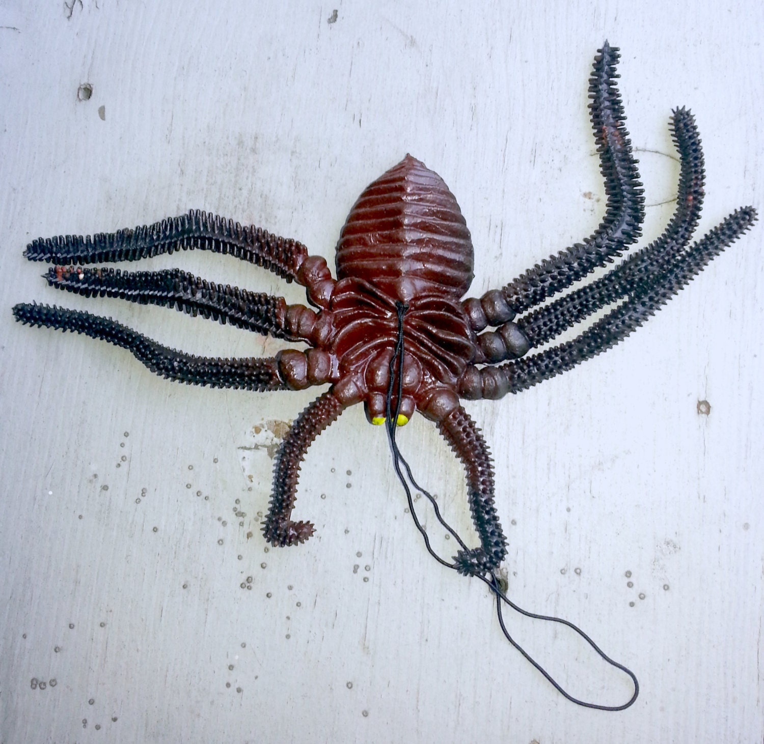 Large 1960s Halloween TEN Inch SPIDER Rubber Hanging Toy - Etsy