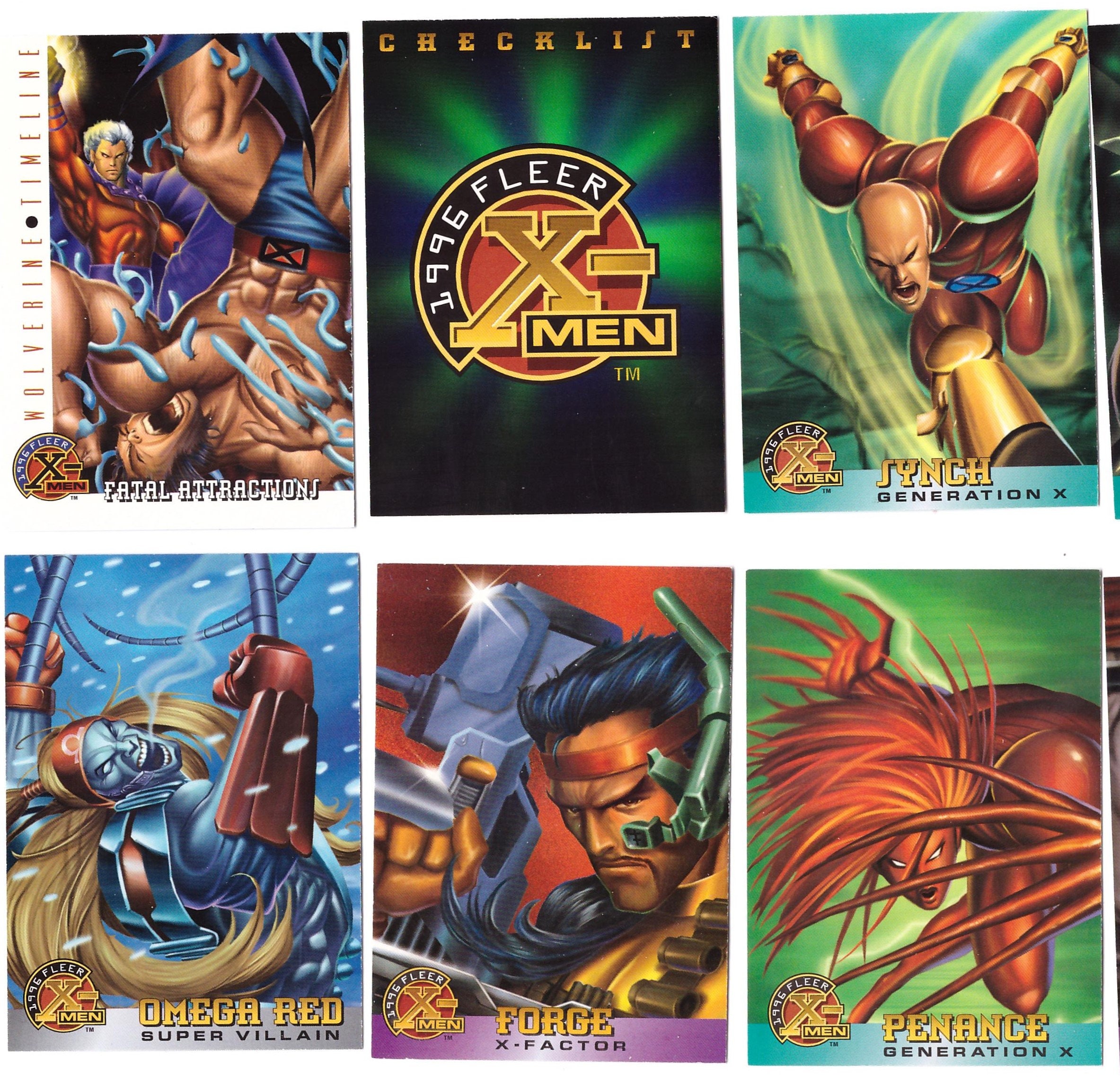 20 - 1996 Marvel Fleer X-men Cards - Etsy