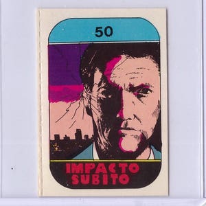 Very RARE Sudden Impact CLINT EASTWOOD 1984 Video Movies Series Sticker