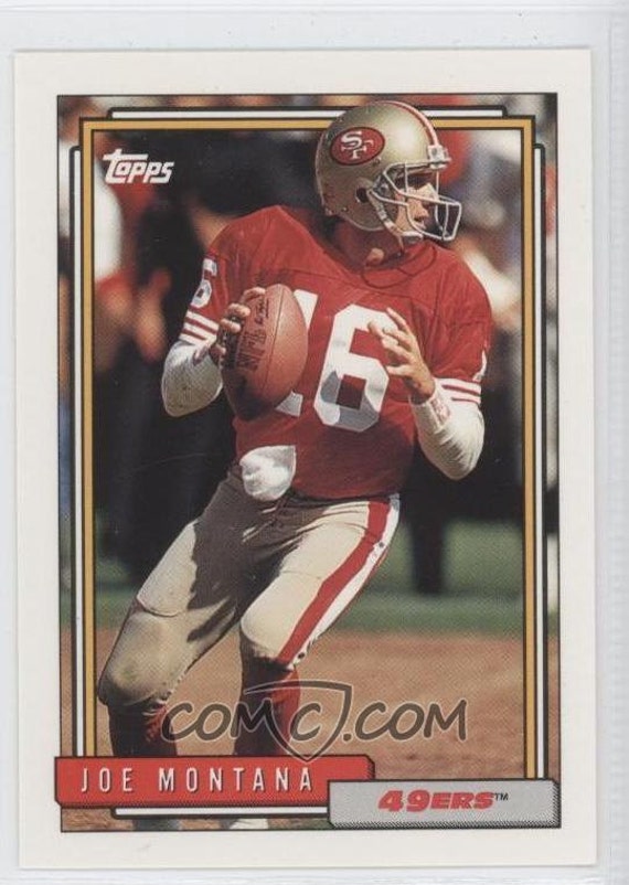 RARE 1992 Topps High Series JOE MONTANA Football Card Limited Etsy RARE 1992 Topps High Series JOE MONTANA Football Card Limited Etsy
