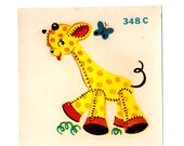 1940s GIRAFFE Duro Decal in Excellent Condition