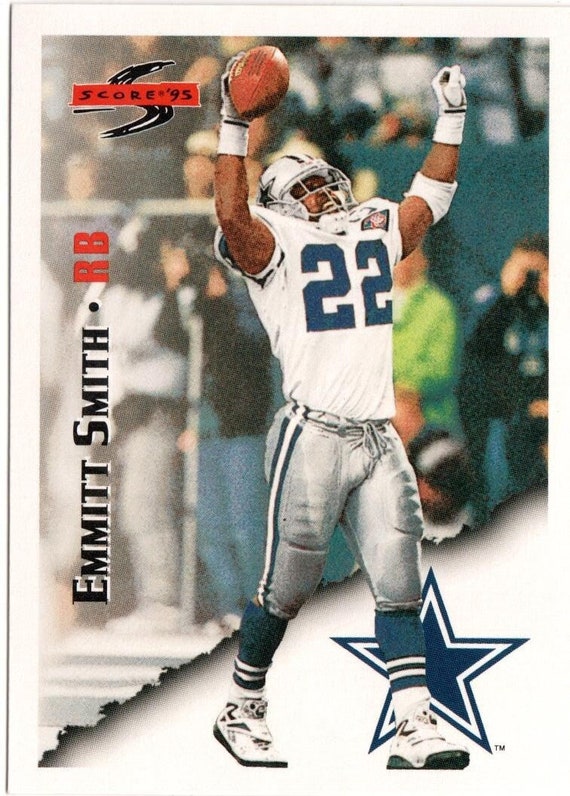 1995 Score Emmitt Smith Card - Etsy