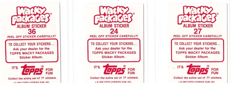 1986 Topps Wacky Packages Dr Pooper Soda Sticker image 2