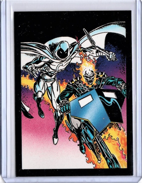 1992 MOON KNIGHT Marvel Ghost Rider Card - Etsy