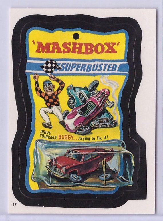 1986 Topps Wacky Packages Mashbox Sticker - Etsy