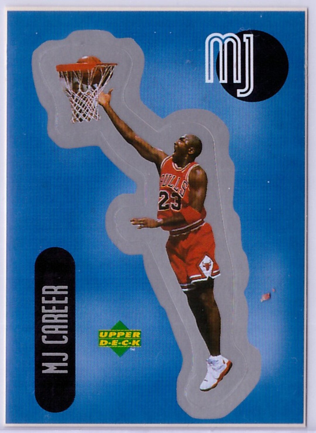 Michael Jordan 1996-97 UD Collector's Choice Sticker Card