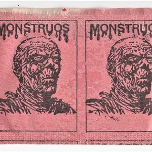 Unopened 1970s MONSTRUOS Card Pack