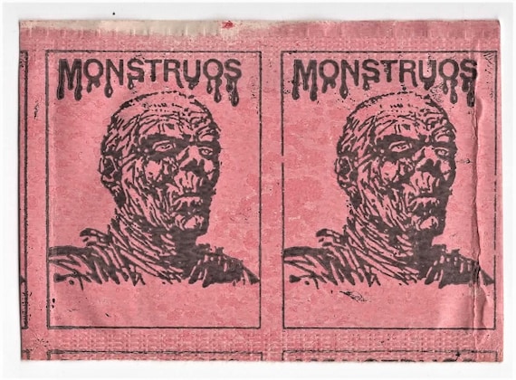 Unopened 1970s MONSTRUOS Card Pack - Etsy