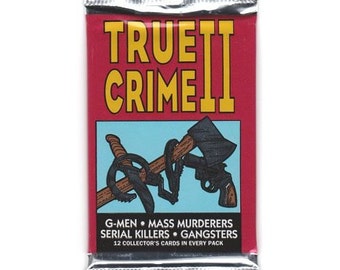 Unopened Pack of Controversial TRUE CRIME 2 Cards