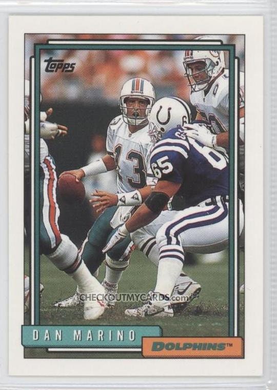 rare dan marino cards 1990 Pro Set Rare Official NFL Dan MARINO Card