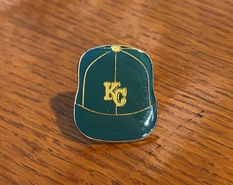 1980s KANSAS CITY ROYALS Baseball Hat Enamel Tac Hat Pin