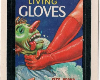 1979 Topps Wacky Packages Sticker Card SLAYTEX GLOVES - Etsy