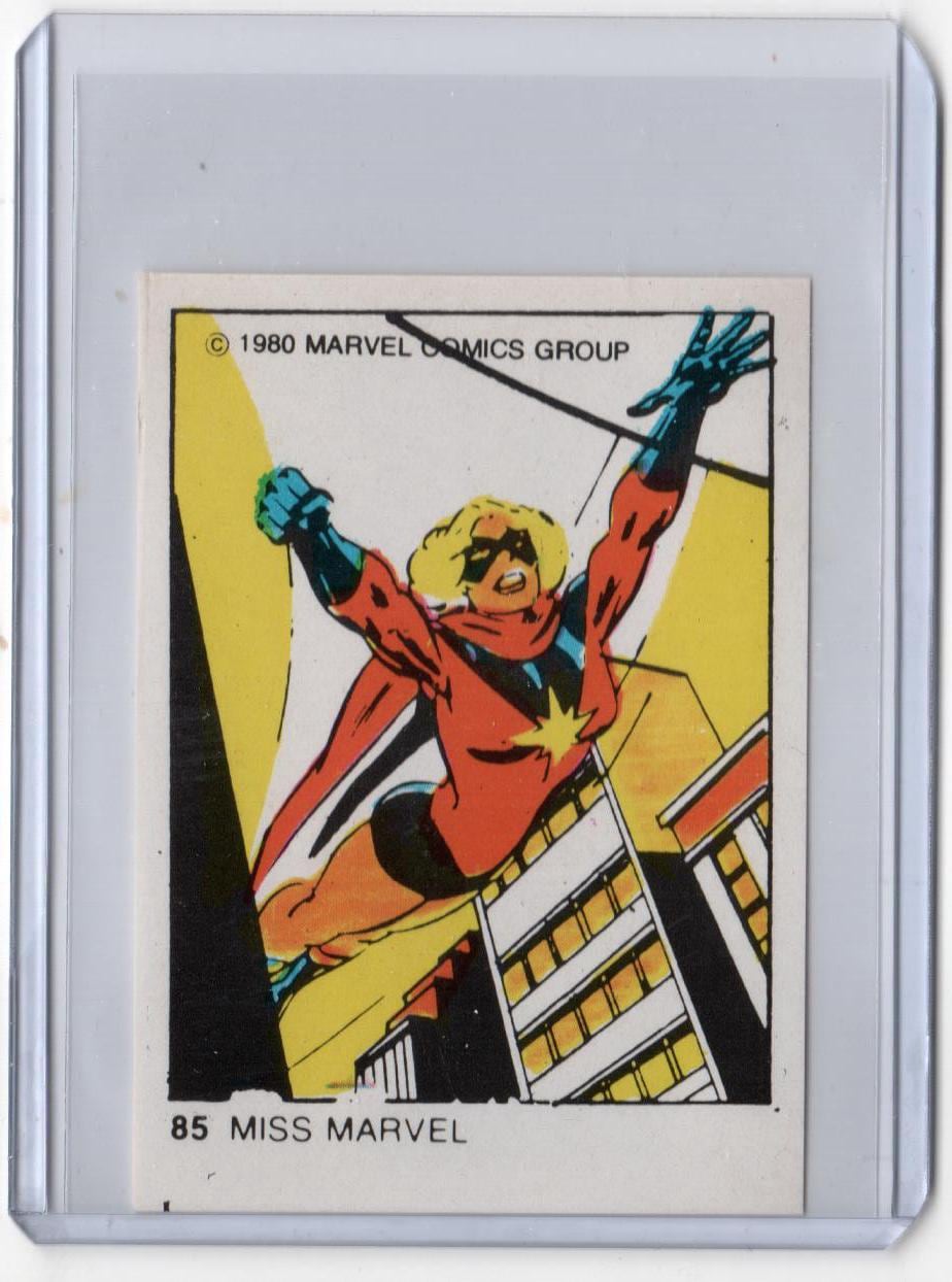 1980 Marvel MISS MARVEL Super Heroes Argentina Terabussi Collector