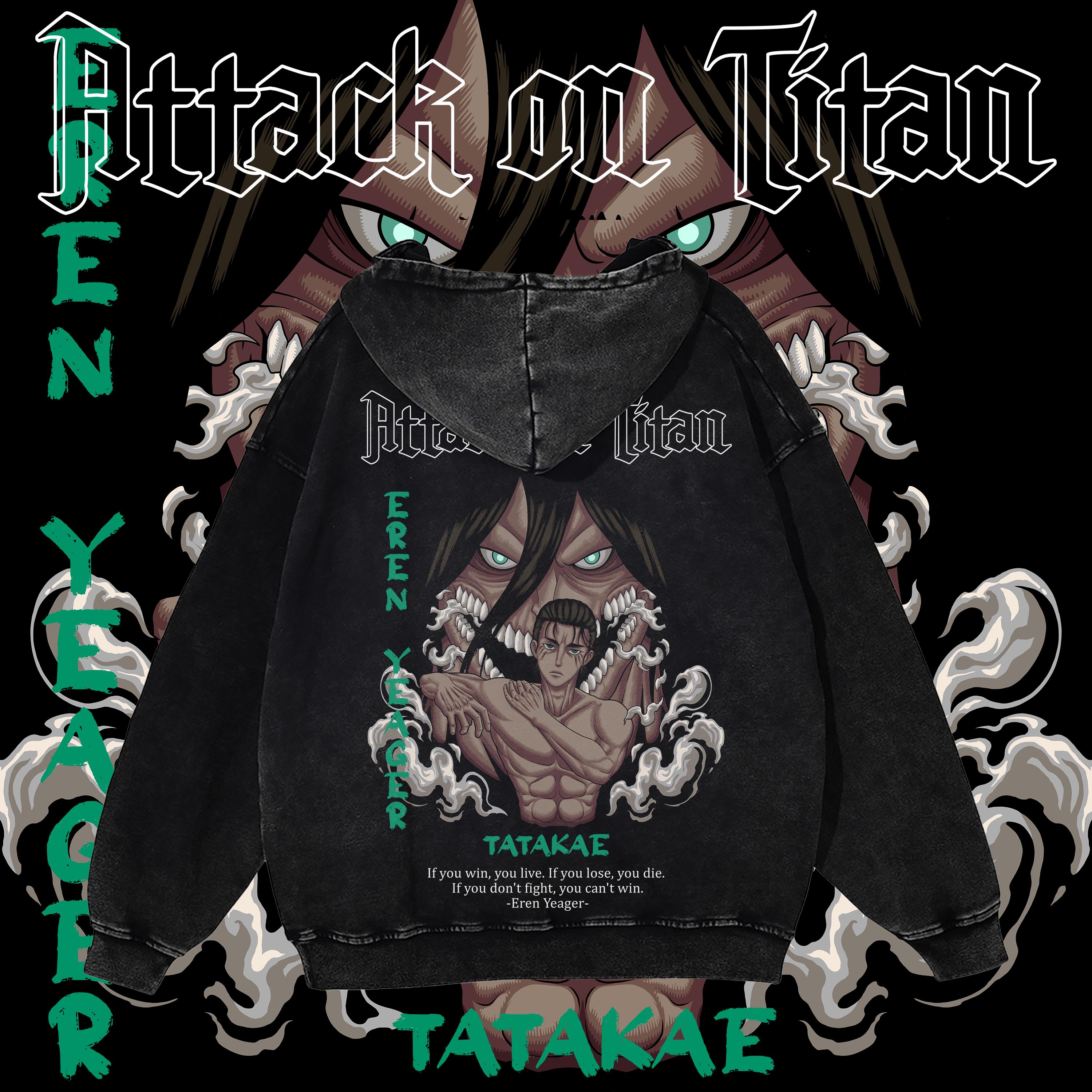 Eren Jaeger Hoodie Etsy Ireland