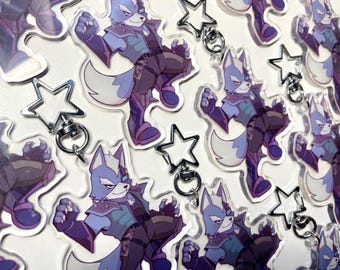 Wolf Acrylic Keychain