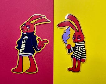 Juan Carlos Bodoque Vinyl Glossy Sticker