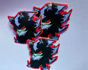 Mephiles Vinyl Glossy Sticker
