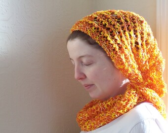 Sunshine extra long/light cowl/shawl