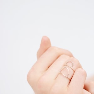 Half circle small ring.