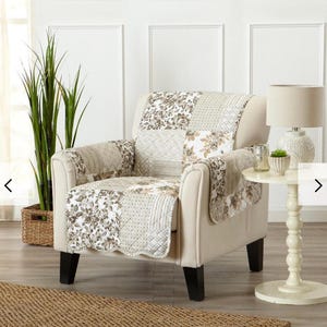 Set med 2 stolsöverdrag, vändbart möbelskydd - Langdon Collection, fåtölj- eller fåtöljstorlek