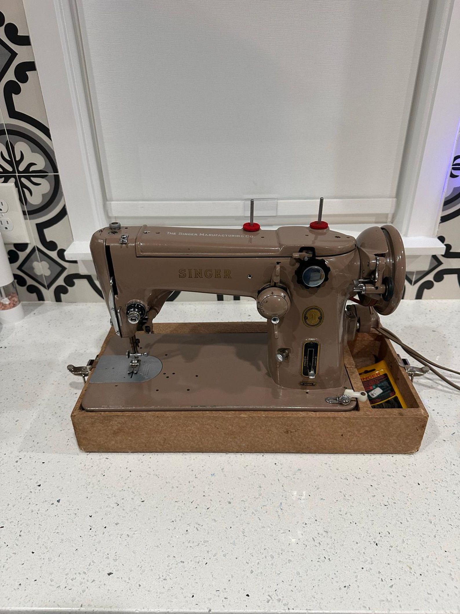 Vintage Singer 306K Sewing Machine Tested and Works - Etsy