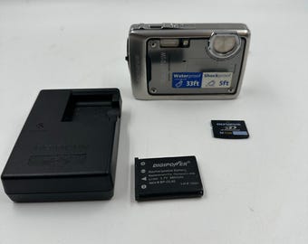 GIFT Olympus Mju Mini Digital 4.0 Megapixel Orange Set (power