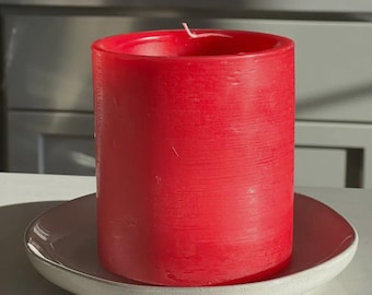 Spiral Light Candle Harvest Apple 4x6 Round 40hr Burn -Brand New LARGE